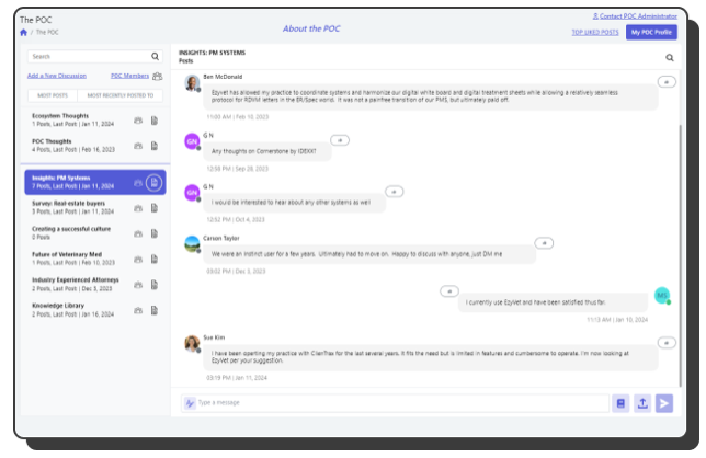 Practice Leader Communities forum