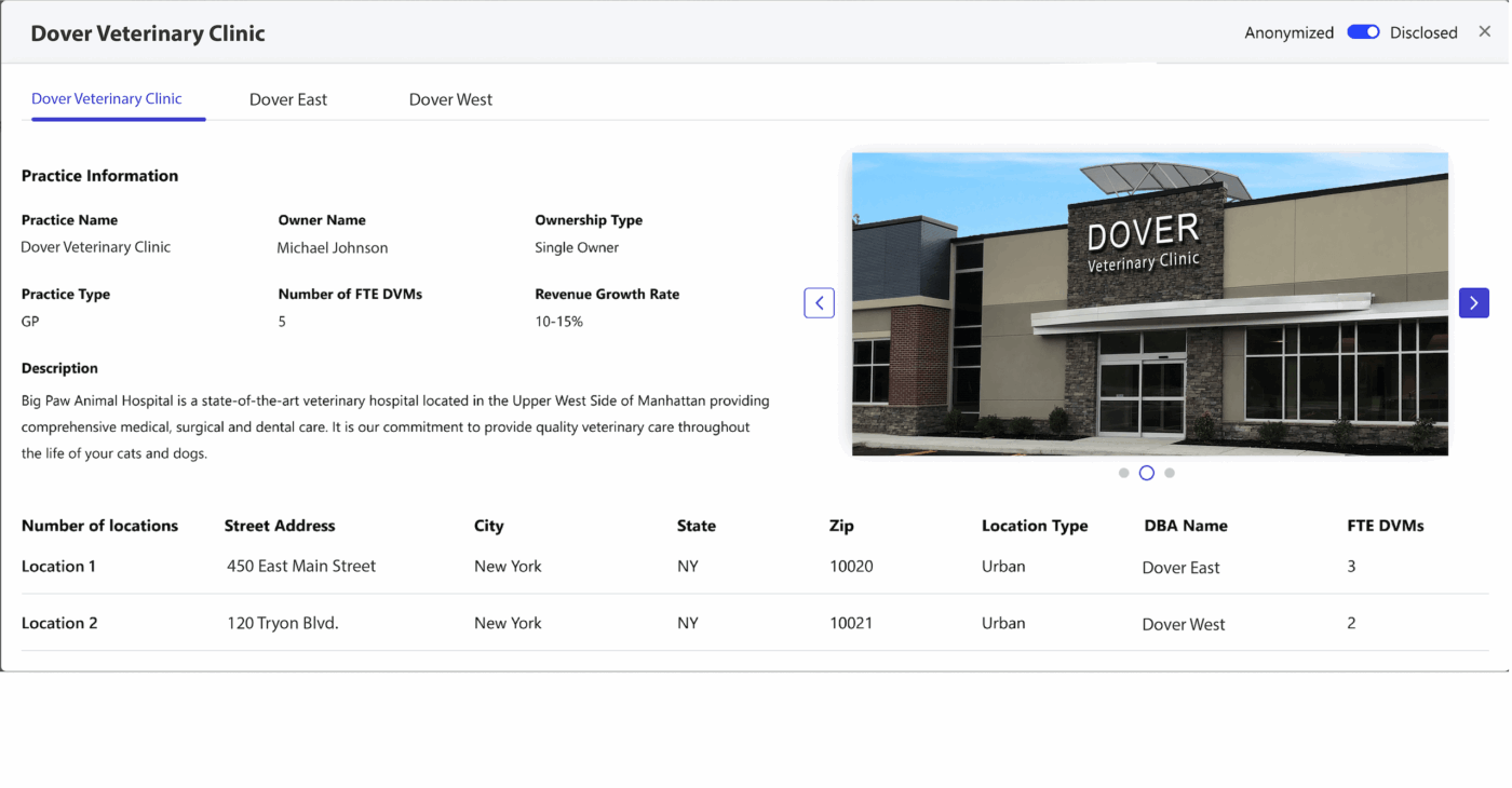 VetValue Connect Seller Profile